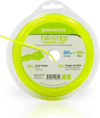 Vista 6 de Greenworks Línea de recortadora de hilo trenzado precortada de 0.080 pulgadas (5 unidades)
