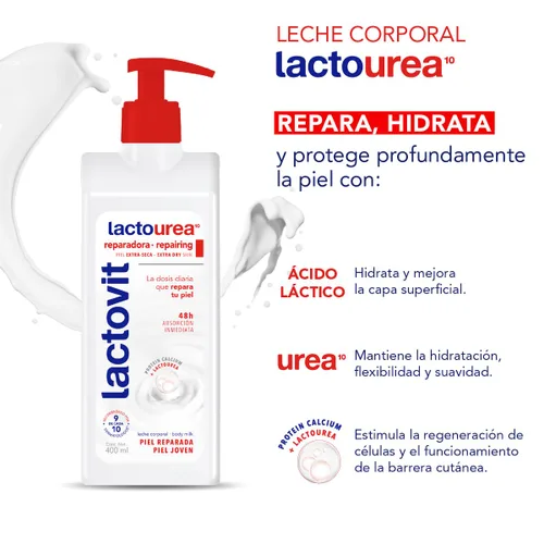 Vista 5 de Lactovit Lactourea Leche Corporal 13.5 fl oz