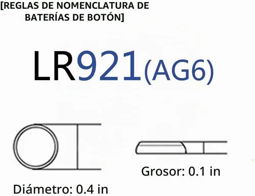 Vista 5 de SKOANBE 10 unids 1.5 V 371 370 SR920SW LR921 AG6 botón de la célula de la moneda de la batería del reloj