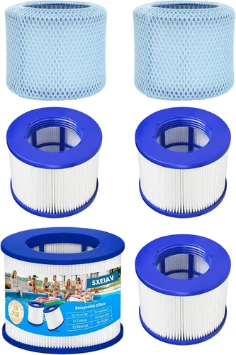 Vista 8 de Cartuchos de filtro roscados de repuesto para bañera de hidromasaje, filtros de spa de bañera de hidromasaje atornillados para todos los tinas