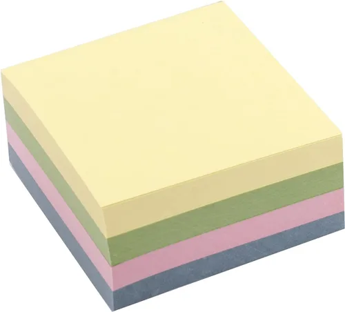 Vista 2 de D.RECT Notepad 85 x 85 x 40 mm Approx. 350 Sheets Glued Top Coloured