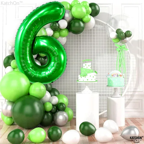 Vista 519 de KatchOn Globo negro del número 1 de 40 pulgadas, globo de feliz cumpleaños Large Mylar Number One Balloon for 1st Birthday Decorations, Foil
