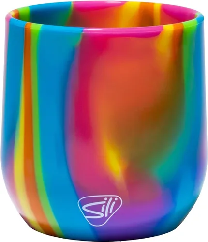 Vista 45 de Silipint - Copa de vino de silicona sin tallo de 12 onzas - Libre de BPA, irrompible, no tóxica, apta para lavavajillas, copa de vino irrompible