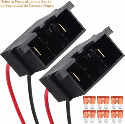 Vista 4 de Weewooday 2 piezas de conector de arnés de cables compatibles con ruedas de alimentación de batería