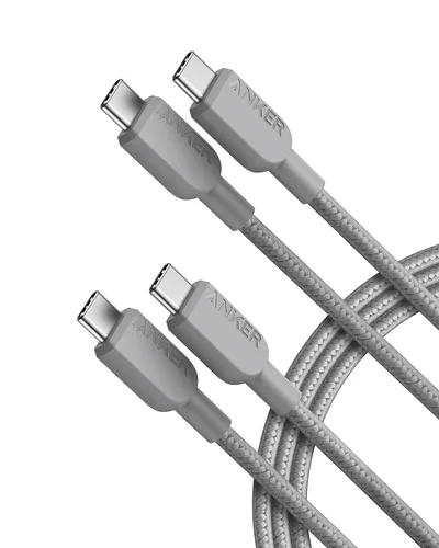 Vista 7 de Anker Cable USB C a USB C, cable de carga rápida tipo C (3 pies, 2 unidades) para iPhone 17/16 Series, iPad Air 4, MacBook Pro 2022 y más (negro)