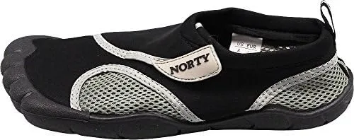Vista 7 de NORTY Zapatos acuáticos para hombre, calcetines de natación acuáticos, para playa, barco y piscina, diseño descalzo, Skeletoe, esenciales