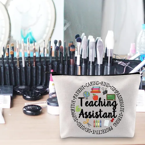 Vista 7 de POFULL Regalo de agradecimiento para asistente de maestro, regalo de asistente de enseñanza, regalo de jubilación, asistente de enseñanza, bolsa