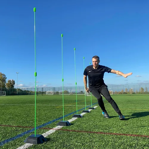 Vista 2 de QUICKPLAY Base Weights to Train on Turf & Court Fits Agility Poles and Kickster Soccer Goals