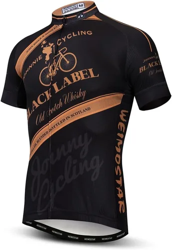 Vista 9 de Camisetas de ciclismo para hombre, camiseta de ciclismo de montaña, manga corta, transpirable, camisetas de ciclismo de secado rápido