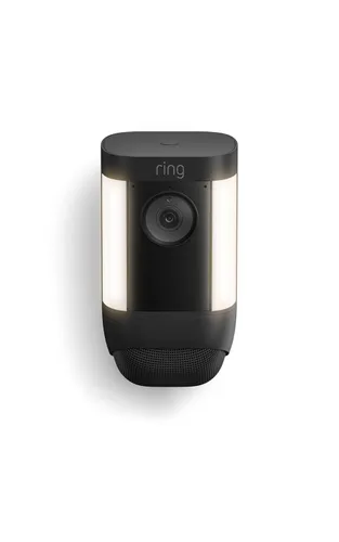 Vista 2 de [Usado] Ring Spotlight Cam Pro, Batería Detección de movimiento 3D, conversación bidireccional con Audio+ y Wi-Fi de doble banda (versión 2022)