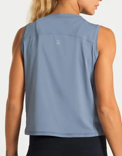 Vista 5 de Dragon Fit - Camiseta sin mangas para mujer, para hacer ejercicio, yoga y salir a correr