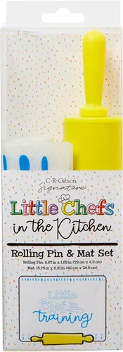 Vista 9 de C.R. Gibson Kids Games - Juego de actividades de cocina Little Chef para niños pequeños y preescolares, 10 unidades, anillo de tarjetas de recetas