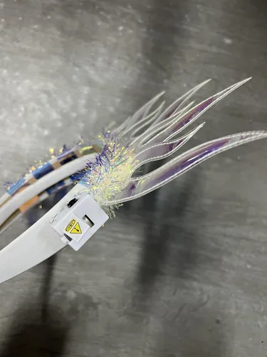 Vista 3 de Zoestar Diadema de llama iluminada, bandas para el pelo con luz LED, para fiesta, discoteca, disfraz, accesorio para el cabello para mujeres