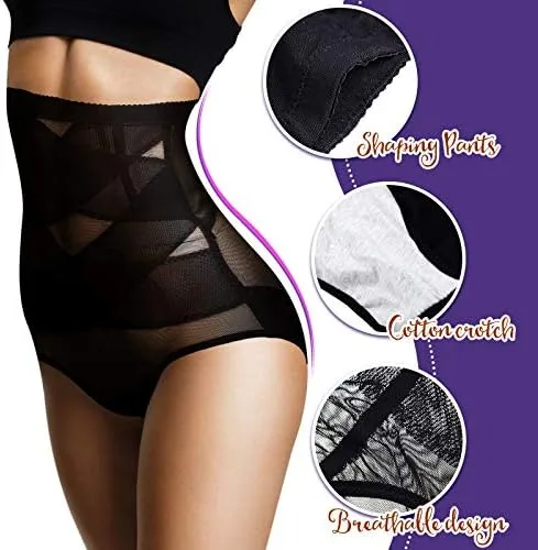 Vista 4 de 2 pares de pantalones moldeadores de compresión para adelgazar