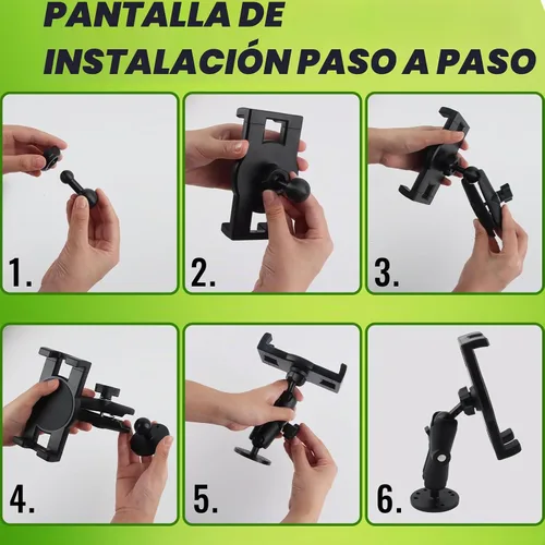 Vista 8 de Soporte de metal para tablet para coche, camión, vehículo
