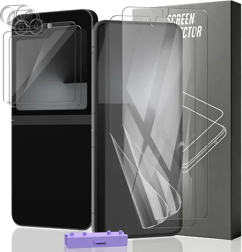 Vista 29 de Paquete de 3 protectores de pantalla para Amazfit Active 2, protección flexible de vidrio no templado, película protectora transparente HD