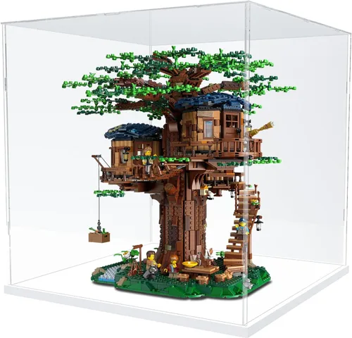Vista 8 de Choowin Vitrina de acrílico para casco de Lego Star Wars para casco de Lego Capitán Rex, vitrinas de acrílico transparente grueso