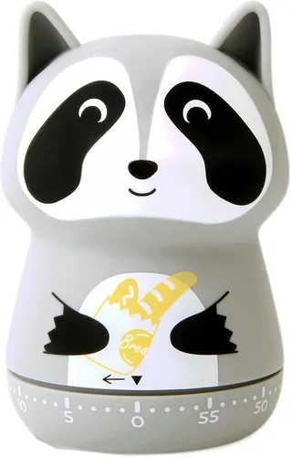 Vista 9 de Temporizador mecánico de cocina, lindo temporizador de animales para niños, temporizador manual de cuenta regresiva de 60 minutos para aula, hogar