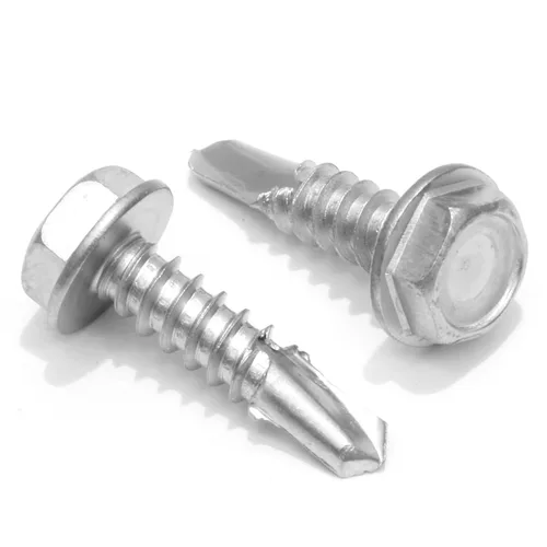 Vista 16 de Bolt Dropper Tornillos TEK de acero inoxidable #8 x 1/2 pulgadas, paquete de 100 tornillos autorroscantes, resistentes a la corrosión, tornillos
