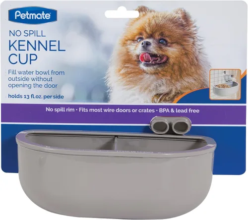 Vista 7 de Petmate Sky Kennel - Transportador para mascotas y cuenco doble para mascotas