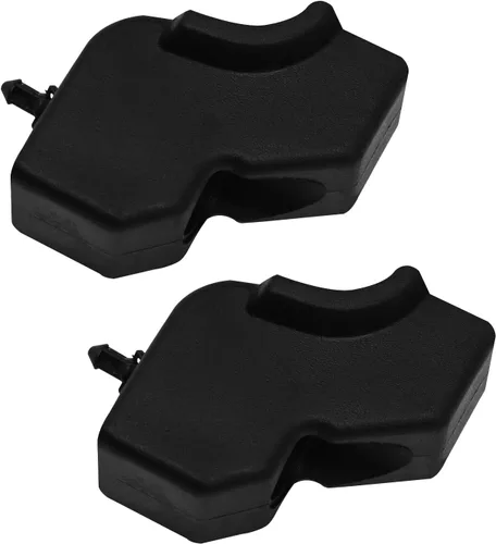 Vista 5 de 1 par de topes de goma negros para portón trasero izquierdo y derecho compatibles con Ford F-150 caja de 5.5/6.5 pies 2015-2020, limitador de parada