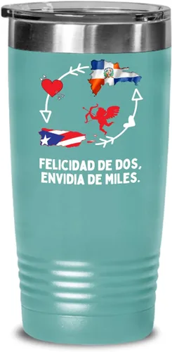 Vista 8 de Felicidad de dos - Puerto Rico con República Dominicana Taza