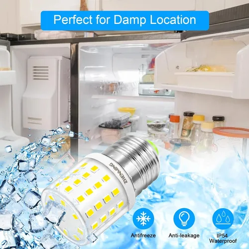 Vista 4 de ZHENMING Bombillas LED AC 100-265V 3.5W para refrigerador KEI D34L E26 5W Reemplazo 50W-60W 5304511738 Bombilla de nevera para Frigidaire Kenmore