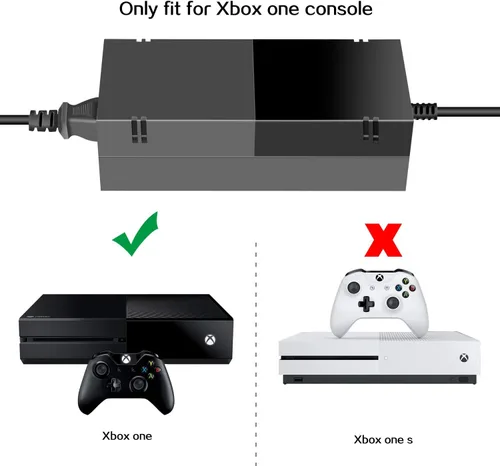 Vista 4 de Adaptador de corriente alterna para consola Xbox One bloque de caja de ladrillos para reemplazar 200 W