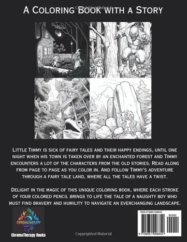 Vista 2 de Twisted Timmy's Grim Adventure Storybook Coloring Book