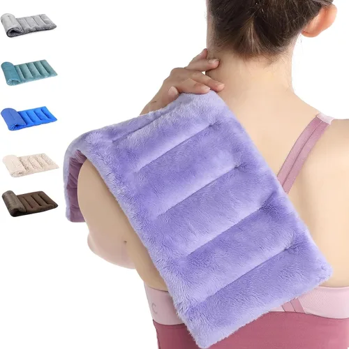 Vista 9 de SuzziPad Almohadillas térmicas aptas para microondas para reducir el malestar, almohadilla térmica de 7x16 apta para microondas, para dolor