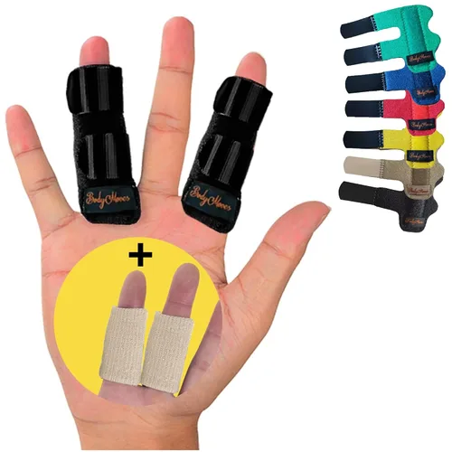 Vista 24 de BodyMoves - Férulas para dedos fracturados o para la rehabilitación posquirúrgicas y protectores para aliviar síntomas de artritis y dedos
