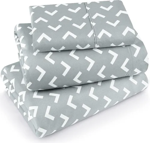 Vista 22 de Utopia Bedding - Juego de sábanas, tamaño individual, microfibra cepillada, suaves, esquinas profundas, incluye 1 encimera, 1 bajera y 1 fundas