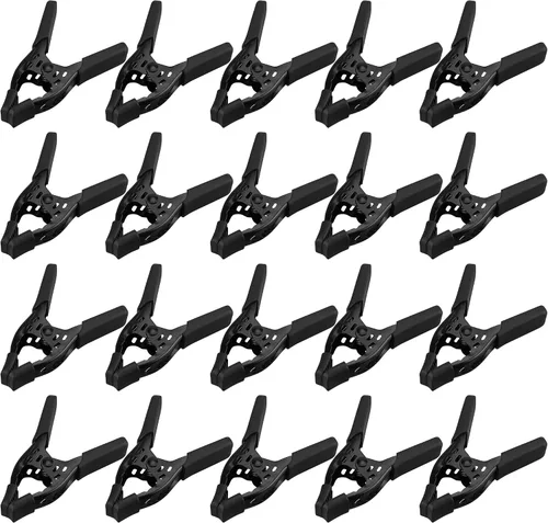 Vista 9 de Abrazaderas de resorte de metal resistentes de 4 piezas de 6 pulgadas: abrazaderas de metal de resorte para carpintería, apertura de mandíbula