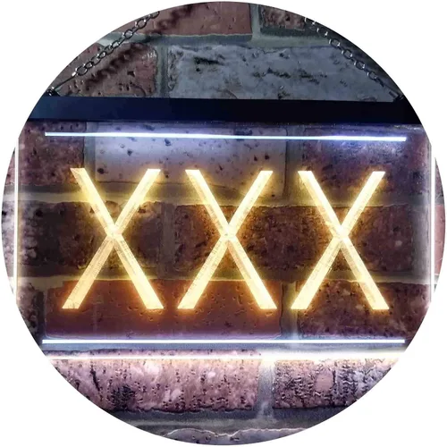 Vista 15 de ADVPRO XXX - Letrero de neón LED de doble color iluminado para adultos, color azul y rojo, 12 x 8.5 pulgadas, st6s32-i0791-br