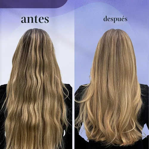 Vista 7 de Kitsch Set de champú y acondicionador morado para rubias y cabello teñido