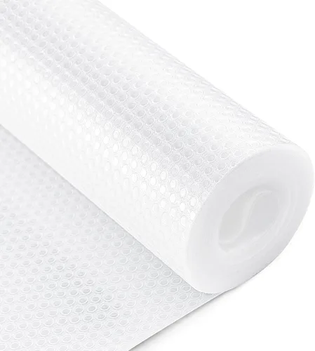 Vista 8 de Revestimientos negros para estantes de armarios de cocina, alfombrilla para cajones no adhesiva, revestimientos para refrigerador, manteles