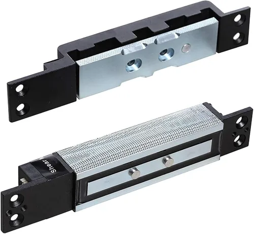 Vista 5 de UHPPOTE 2600lb Holding Force 12VDC Voltaje Eléctrico Esquileo Cerradura Magnética Montaje Oculto con Sensor Estático de Puerta Carcasa de aluminio