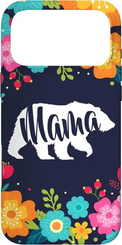 Vista 22 de Mama Bear - Funda para iPhone 17 con diseño de flores florales