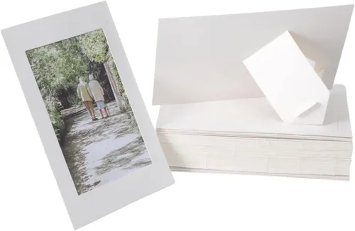 Vista 18 de 50 paquete de marcos de fotos de papel en pie de 4 x 6, marco de fotos de cartón con caballete, tarjetas de marcos de fotos de papel, marcos