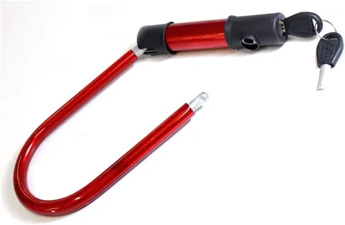 Vista 2 de SCURRY Cerradura de grillete de bicicleta Resistente, resistente a cortes y aserrado Dimensiones de 6 x 7 pulgadas (6.0 in x 7.0 in)