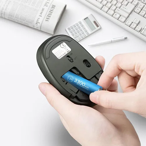 Vista 7 de Baterías AA recargables NiMH, 3300mAh 1.2V, alta capacidad