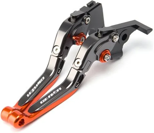 Vista 10 de Para Suzuki para GIXXER 250 SF 250SF 150 125 2020 2023 Accesorios de moto CNC ajustable palancas de freno de embrague plegables (color : negro)