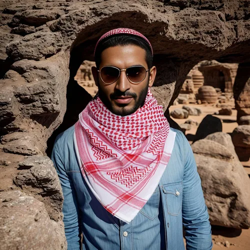 Vista 6 de Jmkcoz Shemagh árabe táctico desierto keffiyeh pañuelo para la cabeza turbante árabe cuello diadema traje árabe musulmán para hombres mujeres