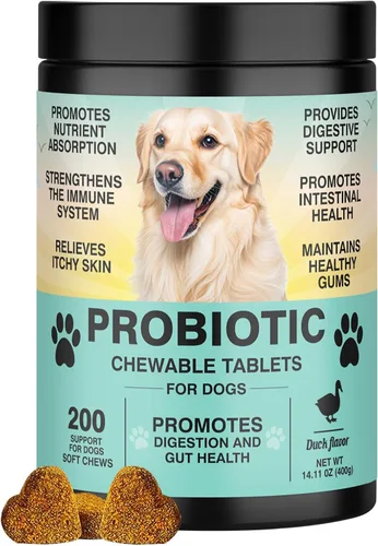 Vista 9 de Probióticos para perros Salud digestiva intestinal Probióticos masticables