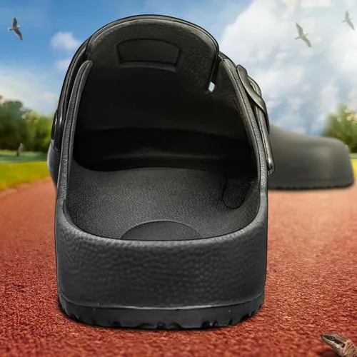 Vista 4 de Bigant Zuecos para mujer, zapatos Mercy Mules para mujer, zapatos de enfermera, zapatos de trabajo de jardín