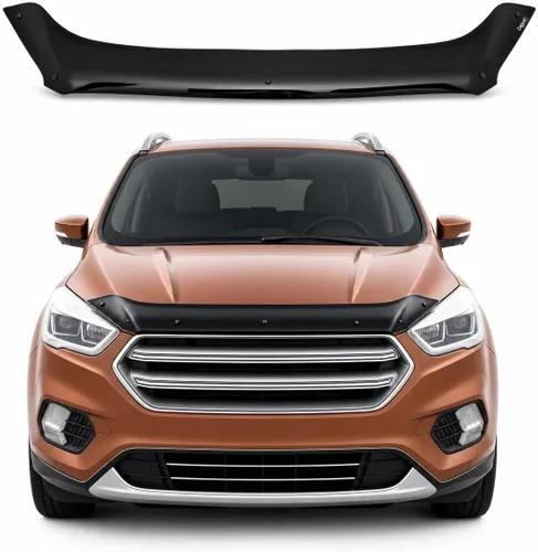 Vista 37 de BMY Deflector de capó para Audi A3 Sedan 2015-2020, protector de insectos