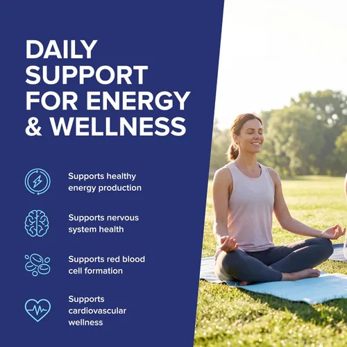 Vista 3 de Superior Source Tableta multivitamínica de ácido fólico B12/B6, 1000 mcg/2 mg/800 mcg, 60