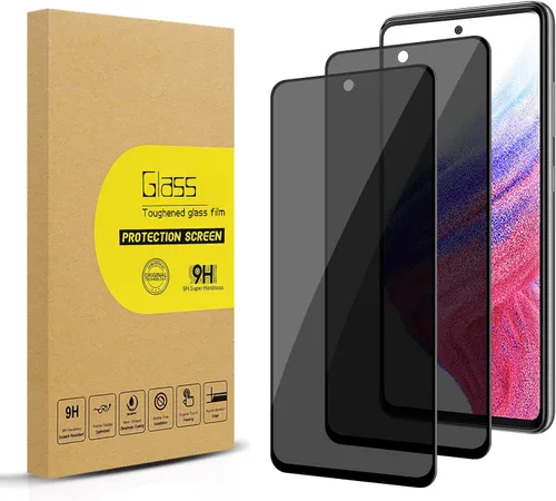 Vista 9 de Protector de pantalla de privacidad 2+2 2 + 2 transparentes para Samsung Galaxy S20 FE/ A53 5G/ A51 5G/ A52 4G/ A52 5G / A52s