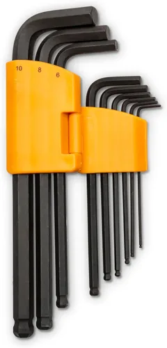 Vista 2 de GEARWRENCH Juego de llaves hexagonales de brazo largo con extremo de bola métrica de 9 piezas - 83521