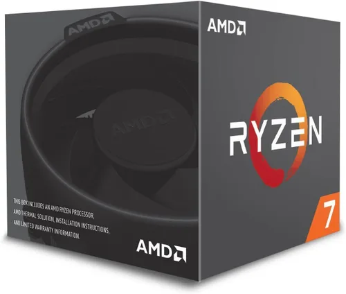Vista 2 de Procesador AMD Ryzen 7 2700X con enfriador LED Wraith Prism - YD270XBGAFBOX, RGB